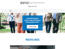 Tablet Screenshot of bondelderlaw.com